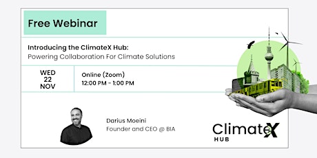 Hauptbild für ClimateX Hub Webinar: Powering Collaboration for Climate Solutions