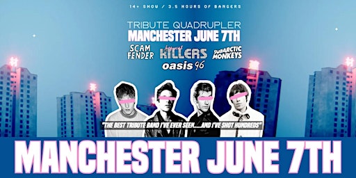 Imagem principal do evento The Killers Tribute Band - Manchester New Century - June 7th 2024