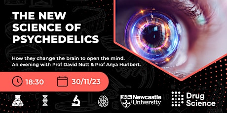 Image principale de The New Science of Psychedelics - Prof David Nutt & Prof Anya Hurlbert