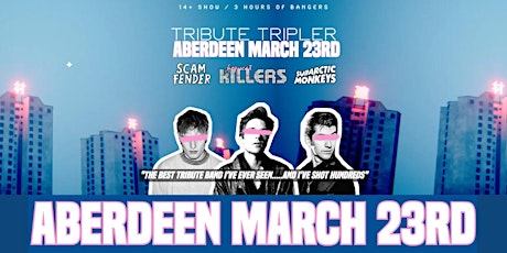 Imagem principal de The Killers Tribute Band - Aberdeen - March 23rd 2024