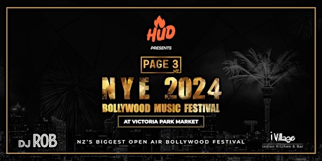PAGE3 NYE 2024 - Open Air Bollywood Festival primary image