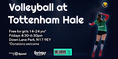 Imagem principal do evento Free Volleyball Haringey - Women and Girls 14-18 year olds only!