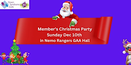 Christmas Party for Down Syndrome Cork Members age primary image