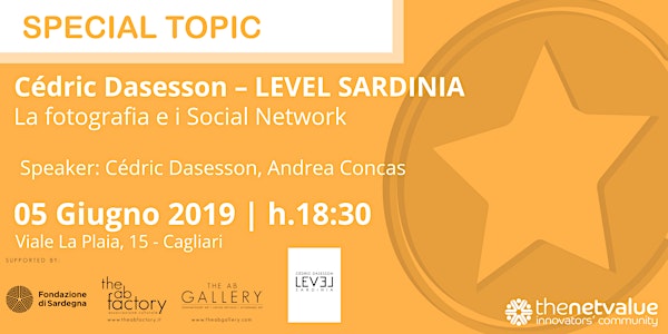 Cédric Dasesson – LEVEL SARDINIA -  La fotografia e i Social Network