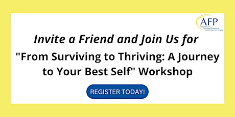 Primaire afbeelding van From Surviving to Thriving: A Journey to Your Best Self