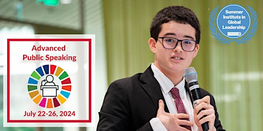 Primaire afbeelding van Summer Institute in Global Leadership: Advanced Public Speaking