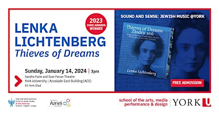 Sound & Sense: Jewish Music @ York - Lenka Lichtenberg’s Thieves of Dreams primary image