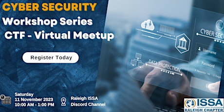 Cybersecurity Workshop- Virtual Meet-Up primary image
