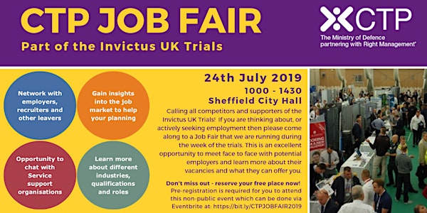 CTP Job Fair - Invictus UK Trials