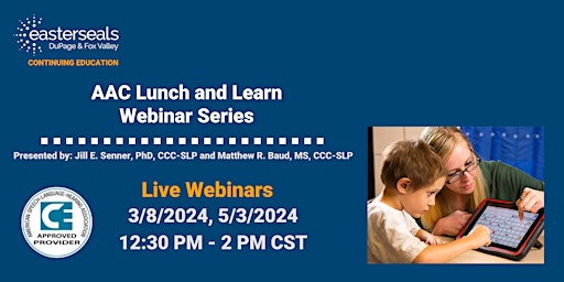 Primaire afbeelding van AAC Lunch and Learn Webinar Series