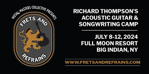 Imagem principal do evento Frets & Refrains - Richard Thompson's Acoustic Guitar an