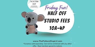 Friday Funday at The Pottery Shop primary image
