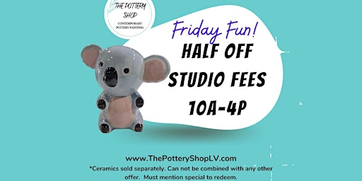 Primaire afbeelding van Friday Funday at The Pottery Shop
