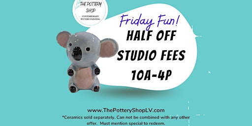 Imagem principal de Friday Funday at The Pottery Shop