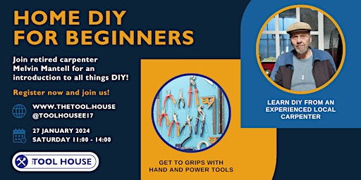 Hauptbild für Home DIY for Beginners - An Introduction to DIY with Melvin Mantell in E17