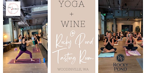 Yoga + Wine at Rocky Pond  Woodinville Tasting Room primary image