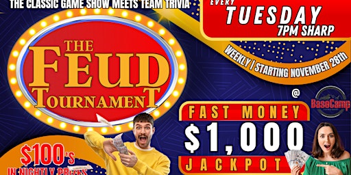 Primaire afbeelding van $1000 Family Feud @ Basecamp (Lisle)