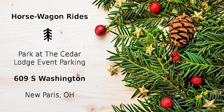 Christmas Horse-Drawn Wagon Rides at The Cedar primary image