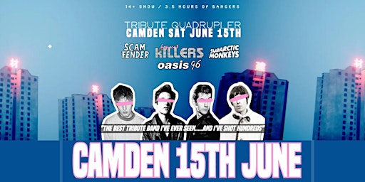 Imagem principal do evento The Killers Tribute Band - Camden Electric Ballroom - 15th June 2024