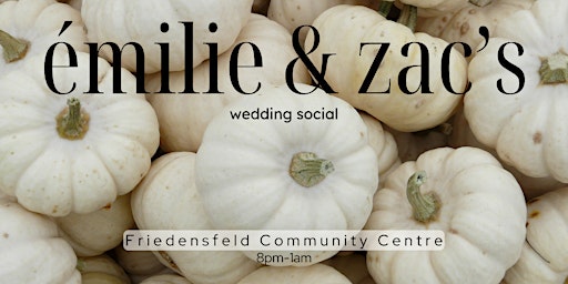 Emilie & Zac's Wedding Social primary image