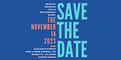 Imagen principal de Georgia Wedding Circle - November Networking Event 2023