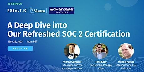 Koabalt.io Webinar: A Deep Dive into Our Refreshed SOC 2 Certification primary image