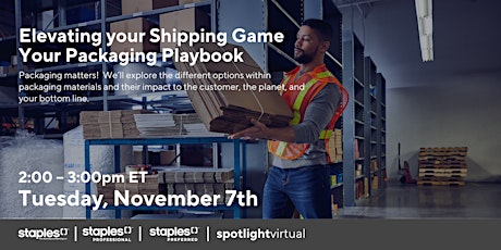 Elevating your Shipping Game - Your Packaging Playbook primary image