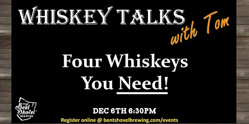 Whiskey Talk - Whiskeys You Need! primary image