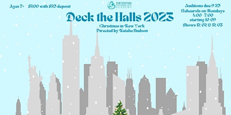 Imagen principal de SUNDAY, DECEMBER, 3RD 2:00 PM - DECK THE HALLS 2023