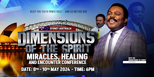 DIMENSIONS OF THE SPIRIT, MIRACLES, HEALING & ENCOUNTER CONF  -AUSTRALIA  primärbild