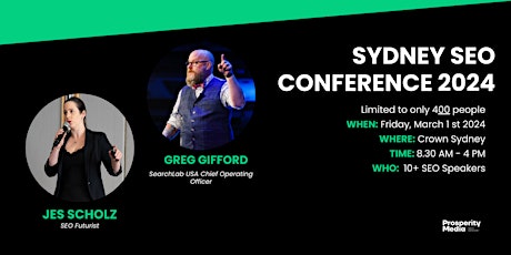 Sydney SEO Conference 2024 [SOLD OUT] primary image