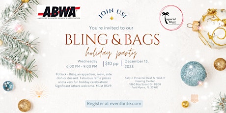 Imagem principal do evento Holiday Party with Bling & Bags & More Raffle