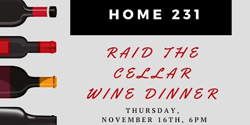 Raid the Cellar Wine Dinner primary image