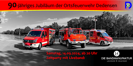 Image principale de Zeltparty der Ortsfeuerwehr Dedensen - DIE BANDMANUFAKTUR