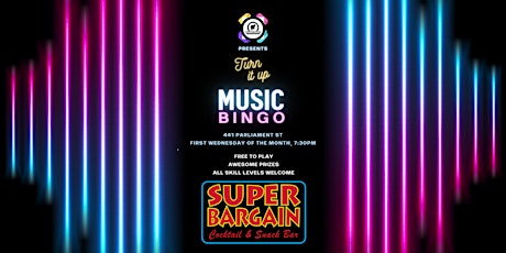 Music Bingo at Super Bargain Cocktail Lounge