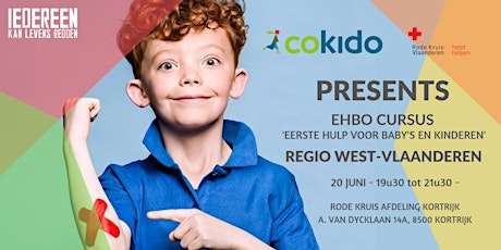 Primaire afbeelding van COKIDO LEDEN: Themales 'eerste hulp voor baby's en kinderen' ENKEL COKIDO LEDEN - REGIO WEST-VLAANDEREN