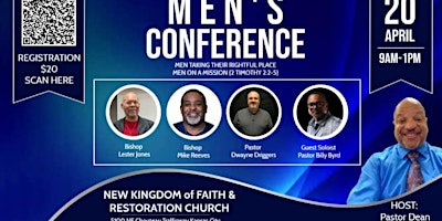 Hauptbild für Men Taking Their Rightful Place Conference