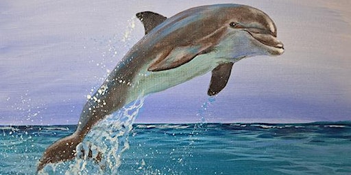 Dolphin Dance  Acrylic Painting with Marco Aguilar primary image
