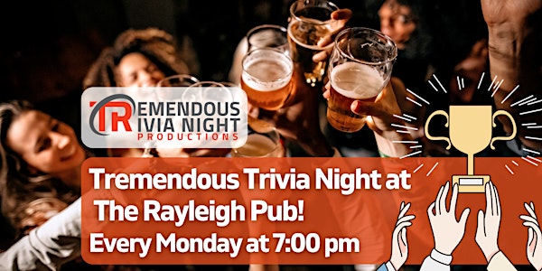 Kamloops Monday Night Trivia at The Rayleigh Pub!