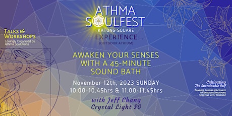 Image principale de Awaken Your Senses with a 45-minute Sound Bath with Jeff