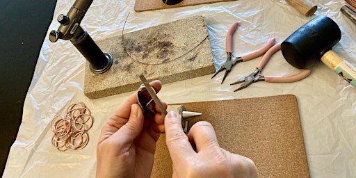 Healing copper and powerful gemstones jewelry making workshop primary image
