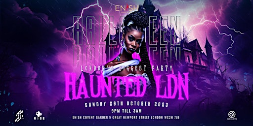 HAUNTED LDN - FREE Halloween Party primary image