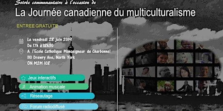Soirée communautaire à l'occasion de la Journée canadienne du multiculturalisme primary image