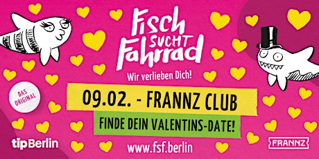 Hauptbild für Fisch sucht Fahrrad Berlin | Valentins-Single Party | 09.02.24