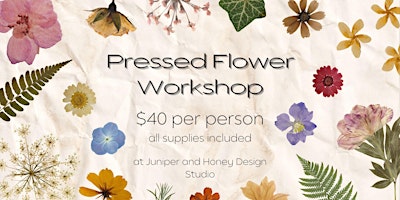 Imagem principal do evento Pressed Flower Frame Workshop