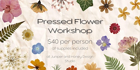 Pressed Flower Frame Workshop