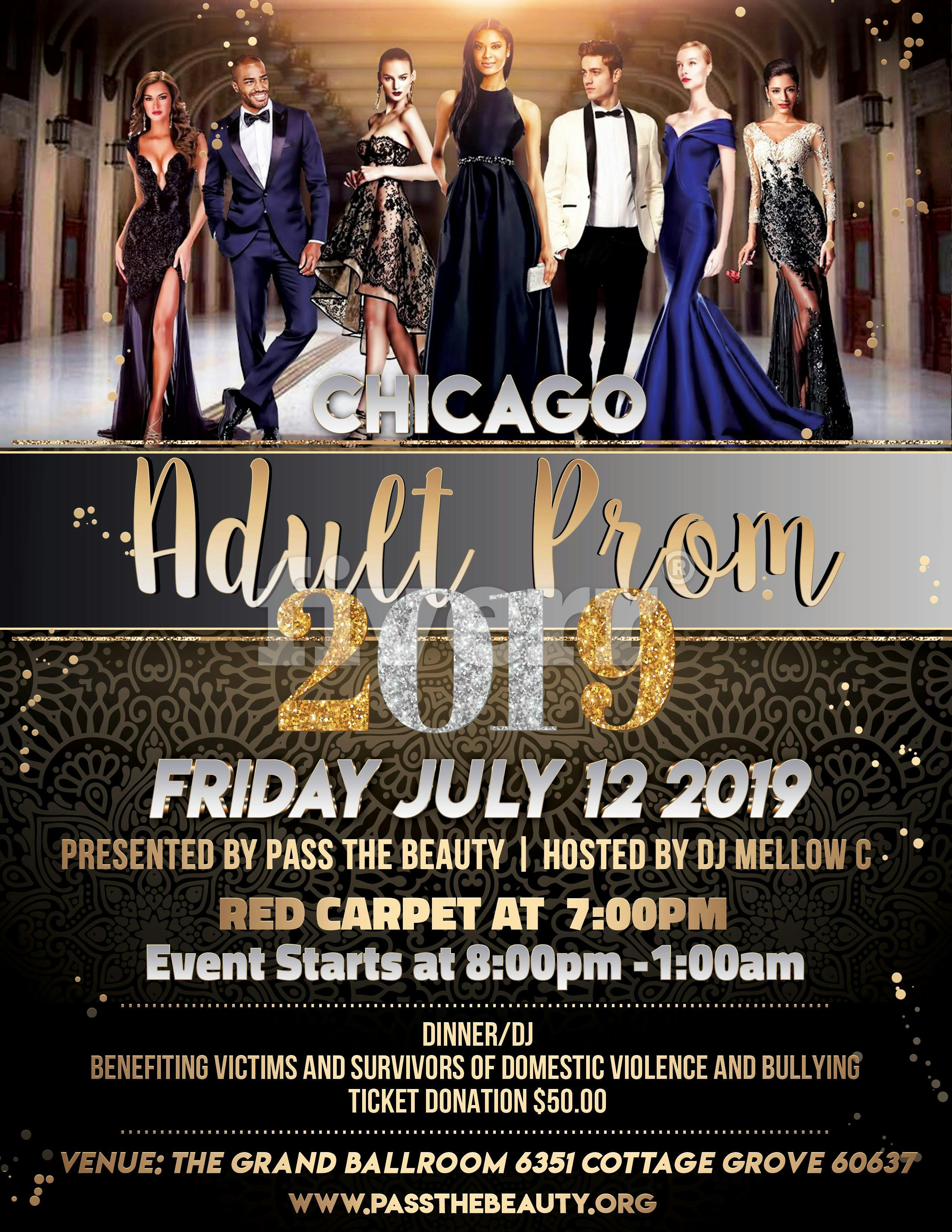 Pass The Beauty Red Carpet 1st Annual Chicago Adult Prom 