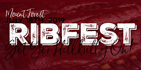 Mount Forest Ribfest primary image