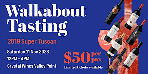 Walkabout Tasting: 2019 Super Tuscan primary image