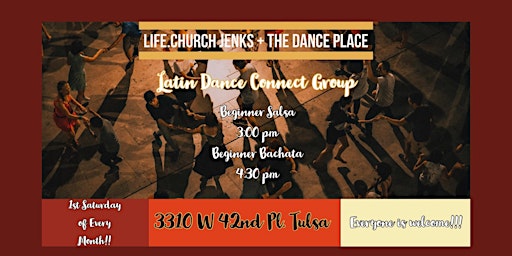 Primaire afbeelding van Life.Church Jenks + The Dance Place : Latin Dance Connect Group